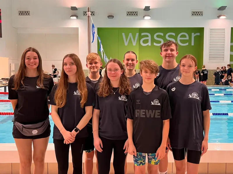 5 Aktive des Schwimmverein Kamen 1891 e.V. starteten am Freitag auf den 3. Lüner Sprints der SG Lünen